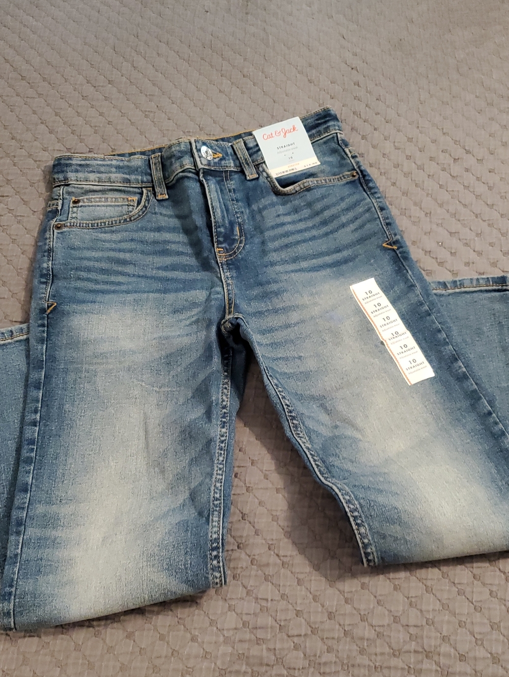 NWT Cat & Jack Boys Straight Jeans